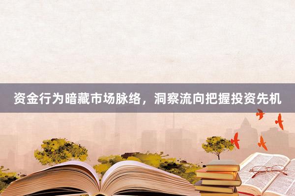 资金行为暗藏市场脉络，洞察流向把握投资先机