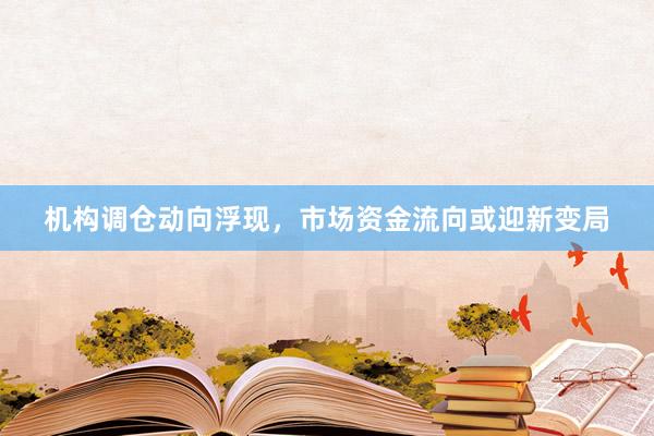 机构调仓动向浮现,市场资金流向或迎新变局