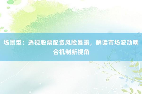 场景型：透视股票配资风险暴露，解读市场波动耦合机制新视角